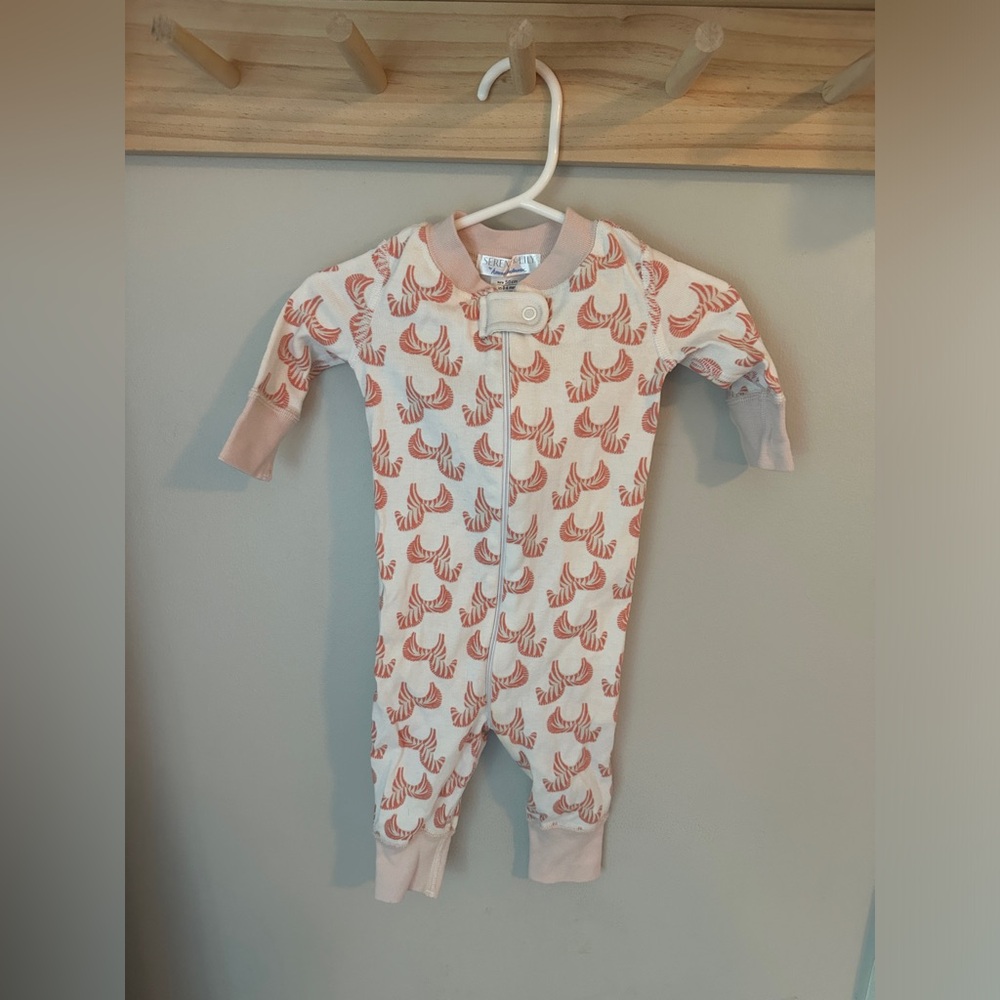 Serena & Lily by Hanna Andersson Zebra 100% Cotton Zip Sleeper